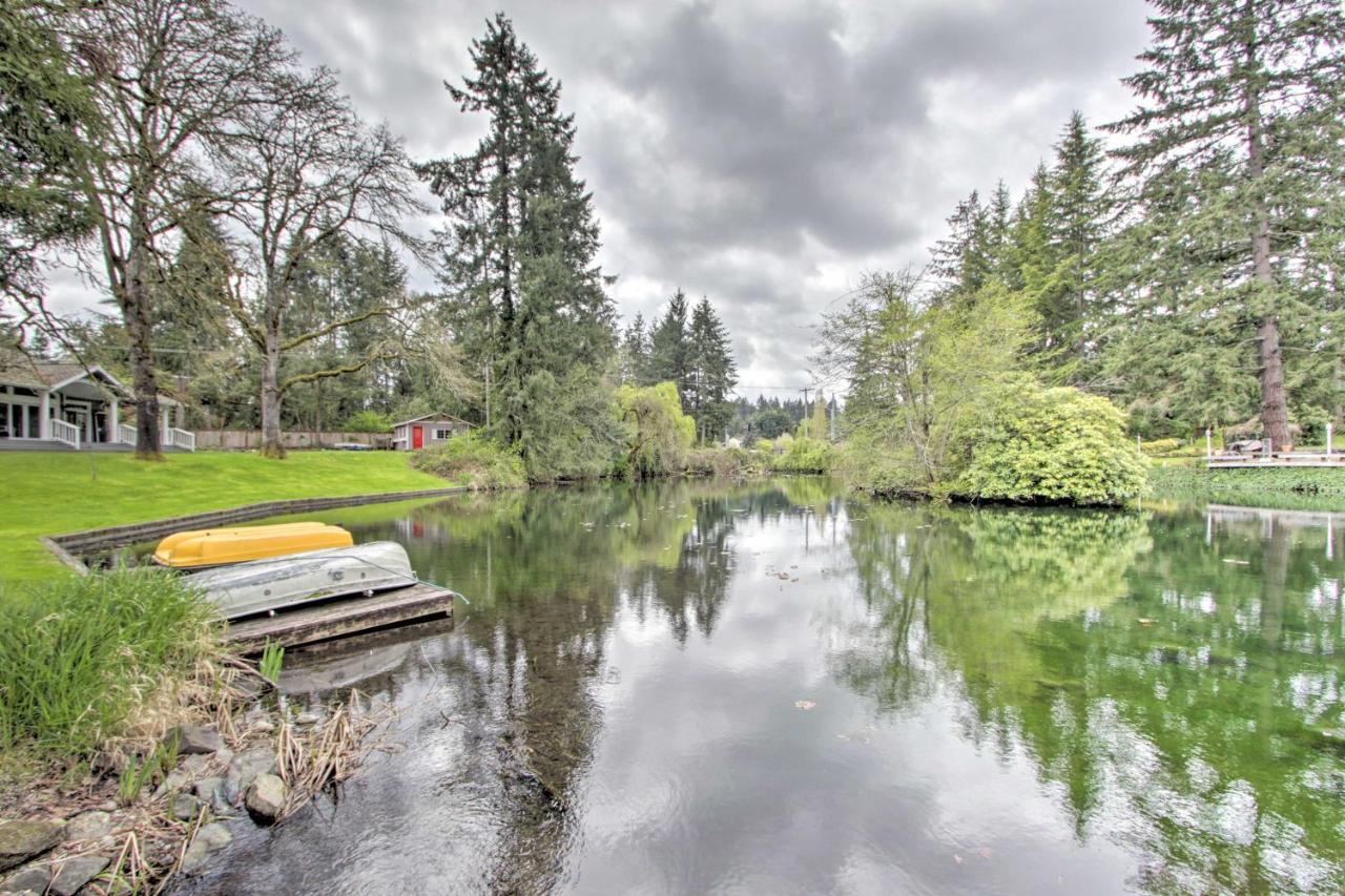 Contemporary Tacoma Cottage With Deck And Pond! Luaran gambar